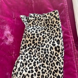 Cheetah H&M skinny jeans